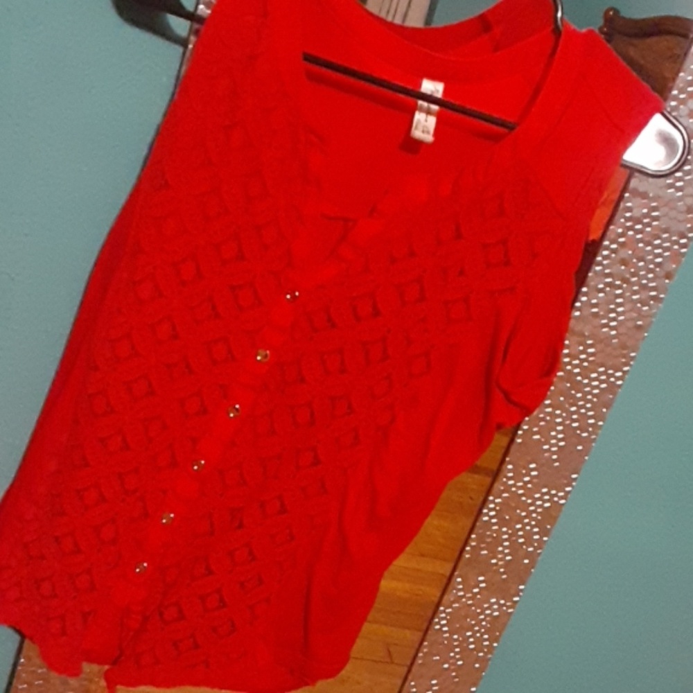 Orange summer tank top